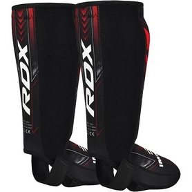 Захист для ніг (гомілка+стопа) для MMA RDX Neopren Shin Instep IMMAF червоний (SGN-IMF-1R) - Фото №4