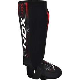 Захист для ніг (гомілка+стопа) для MMA RDX Neopren Shin Instep IMMAF червоний (SGN-IMF-1R) - Фото №5