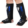 Захист для ніг (гомілка+стопа) для MMA RDX Neopren Shin Instep IMMAF синій (SGN-IMF-1U) - Фото №4