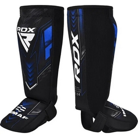 Захист для ніг (гомілка+стопа) для MMA RDX Neopren Shin Instep IMMAF синій (SGN-IMF-1U) - Фото №2