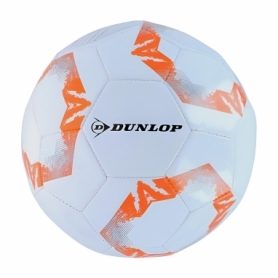 М'яч футбольний Dunlop Football біло-помаранчевий, №5 (dl-fb-wor)