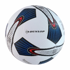 М'яч футбольний Dunlop Street football біло-синій, №5 (dl-sf-bl)
