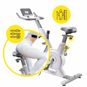 Спінбайк Cornix Eliza White/Grey (SB-ELIZA-WG) - Фото №8