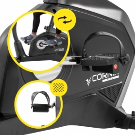 Велотренажер електромагнітний Cornix Amber Black (EB-AMBER-BLK) - Фото №10