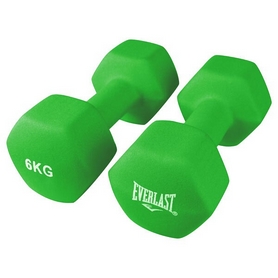 Гантели с виниловым покрытием Everlast 2 шт по 6 кг