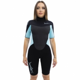 Гідрокостюм жіночий Marlin Tropic Shorty Lady 3 мм blue lagoon/black
