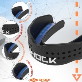 Капа Shock Doctor SuperFit Black (8901-BK-AD) - Фото №3