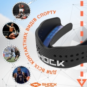 Капа Shock Doctor SuperFit Black (8901-BK-AD) - Фото №4