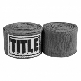 Бинти боксерські Title Boxing Select Semi Elastic Mexican Grey, 4,5 м (SMHW XL GR)