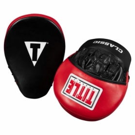 Лапи боксерські Title Classic Charge Punch Mitts Black/Red (CCHPM) - Фото №4