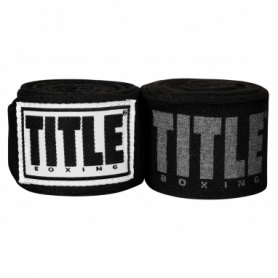 Бинти боксерські Title Boxing Power-Flex Elite Black, 4,5 м (TPFHW BK)