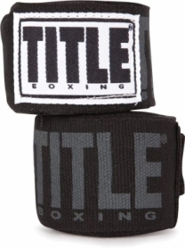 Бинти боксерські Title Boxing Power-Flex Elite Black, 4,5 м (TPFHW BK) - Фото №2