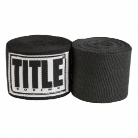 Бинти боксерські Title Boxing Select Semi Elastic Mexican Black, 4,5 м (SMHW XL BK)