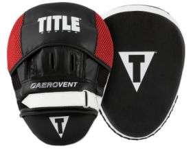 Лапи боксерські Title Boxing Aerovent Excel Incredi-Mitts 2.0 Black/Red/White (TAEPM2) - Фото №2