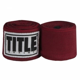 Бинти боксерські Title Boxing Select Semi Elastic Mexican Maroon, 4,5 м (SMHW XL MR)