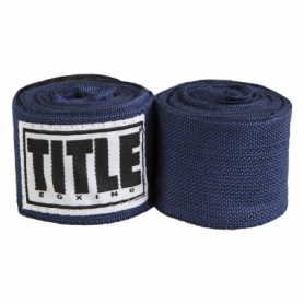 Бинти боксерські Title Boxing Select Semi Elastic Mexican Navy, 4,5 м (SMHW XL NV)
