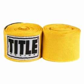 Бинти боксерські Title Boxing Select Semi Elastic Mexican Gold, 4,5 м (SMHW XL GD)