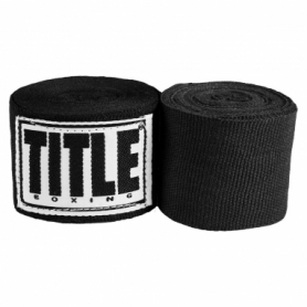 Бинти боксерські Title Boxing Mexican Style Black, 4,5 м (MHW BK)