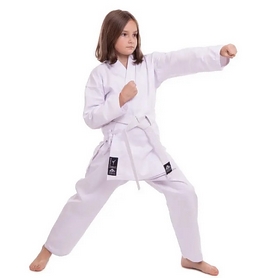Кимоно для карате Сombat Budo белое + пояс в подарок - Фото №2