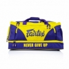 Сумка спортивна Fairtex BAG2 Violet Blaze (BAG2_Purple/Yellow) - Фото №2