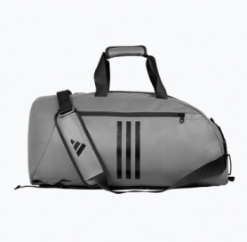 Сумка-рюкзак спортивна Adidas Boxing сіро-чорна, 50 л (ADIACC051B) - Фото №2