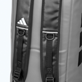 Сумка-рюкзак спортивна Adidas Boxing сіро-чорна, 65 л (ADIACC051B) - Фото №7
