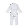 Кимоно для дзюдо Adidas Judo Uniform Club белое c черными полосами