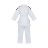 Кимоно для дзюдо Adidas Judo Uniform Club белое c черными полосами - Фото №2