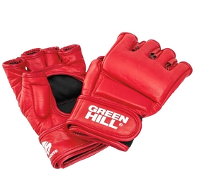 Перчатки для боевого самбо Green Hill FIAS красные (MMA-0027)
