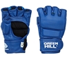 Перчатки для боевого самбо Green Hill FIAS кожаные синие (MMC-0026) - Фото №3