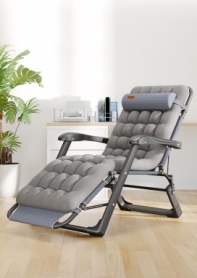 Розкладне крісло-шезлонг із подушкою WCG (FCB-S03PP)