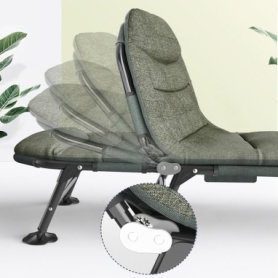 Розкладне ліжко-шезлонг (розкладачка) WCG з матрацом і подушкою (FB-S17) - Фото №3