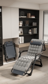 Розкладне крісло-шезлонг із подушкою WCG (FCB-S01PP)