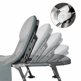 Розкладне ліжко-шезлонг (розкладачка) WCG з матрацом і подушкою (FB-S15) - Фото №2