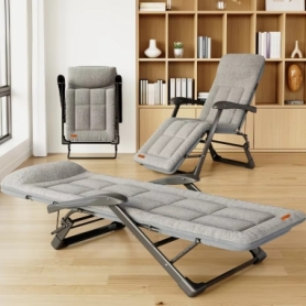 Розкладне крісло-шезлонг із подушкою WCG (FCB-S08) - Фото №2