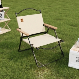 Стілець розкладний для кемпінгу WCG Chill Бежевий (CH-S03L) - Фото №5