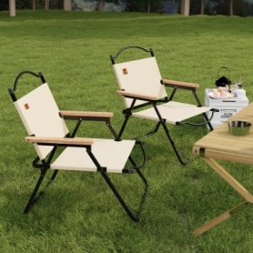 Стілець розкладний для кемпінгу WCG Chill Бежевий (CH-S03L) - Фото №6