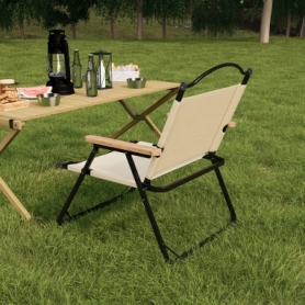 Стілець розкладний для кемпінгу WCG Chill Бежевий (CH-S03L) - Фото №7