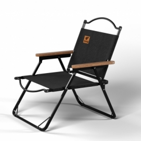 Стілець розкладний для кемпінгу WCG Chill Чорний (CH-S02L) - Фото №4