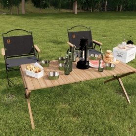 Стілець розкладний для кемпінгу WCG Chill Чорний (CH-S02L) - Фото №5