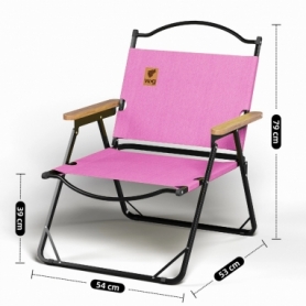 Стілець розкладний для кемпінгу WCG Chill Рожевий (CH-S17L) - Фото №2
