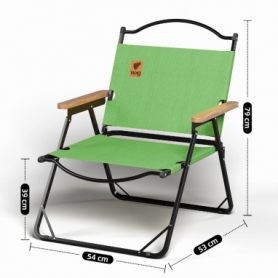 Стілець розкладний для кемпінгу WCG Chill Зелений (CH-S21L) - Фото №2