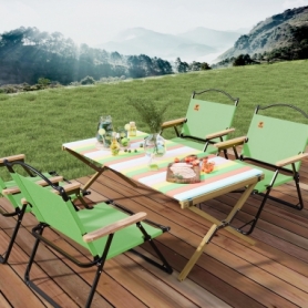 Стілець розкладний для кемпінгу WCG Chill Зелений (CH-S21L) - Фото №4