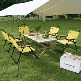 Стілець розкладний для кемпінгу WCG Chill Жовтий (CH-S23L) - Фото №6