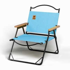 Стілець розкладний для кемпінгу WCG Chill Блакитний (CH-S24L)