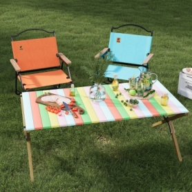 Стілець розкладний для кемпінгу WCG Chill Блакитний (CH-S24L) - Фото №5