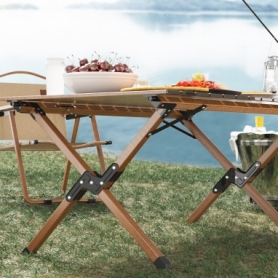 Cтіл розкладний для кемпінгу WCG Woody L, 117х60 (CT-S01L) - Фото №4