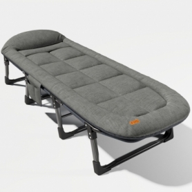 Розкладне ліжко-шезлонг (розкладачка) WCG з матрацом і сонцезахисним навісом (FB-S25) - Фото №4