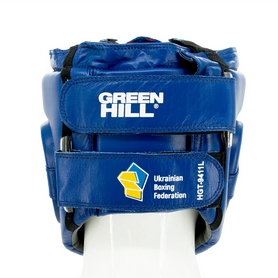 Шлем боксерский с печатью ФБУ Green Hill UBF, синий (HGT-9411L) - Фото №3