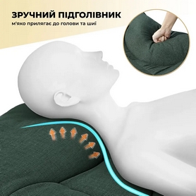 Розкладне ліжко (розкладачка) WCG з матрацом і подушкою (CC-S11) - Фото №8